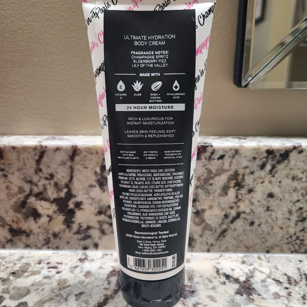 Bath & Body Works x Emily in Paris “Champagne in Paris” 8 oz body lotion NEW